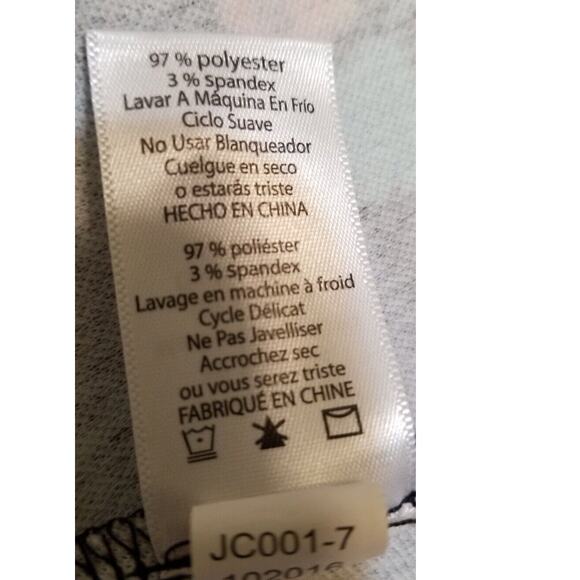 NWOT -LuLaRoe Multicolor Floral Dress Career High/Low Hem Round Neck Size XXS - Picture 7 of 7